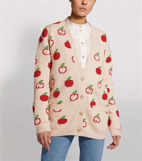 gucci apple cardigan